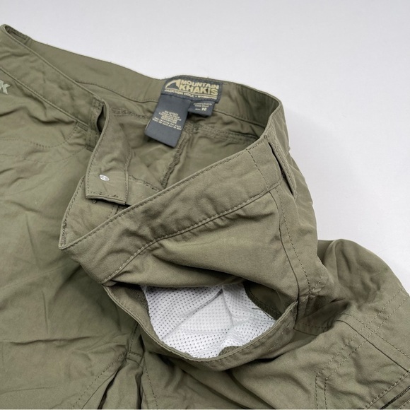 Mountain Khakis Shorts Granite Creek 100% Nylon Green Hiking Outdoor Gorp Camp - Picture 2 of 10